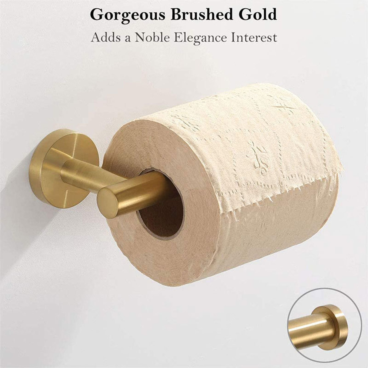 Suporte De Rolo De Papel Perfurado Para Banheiro - Imagem 5