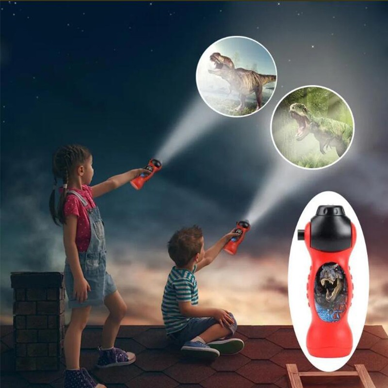 Projetor De Dinossauro De Brinquedo Infantil De Lanterna Pad - Imagem 3