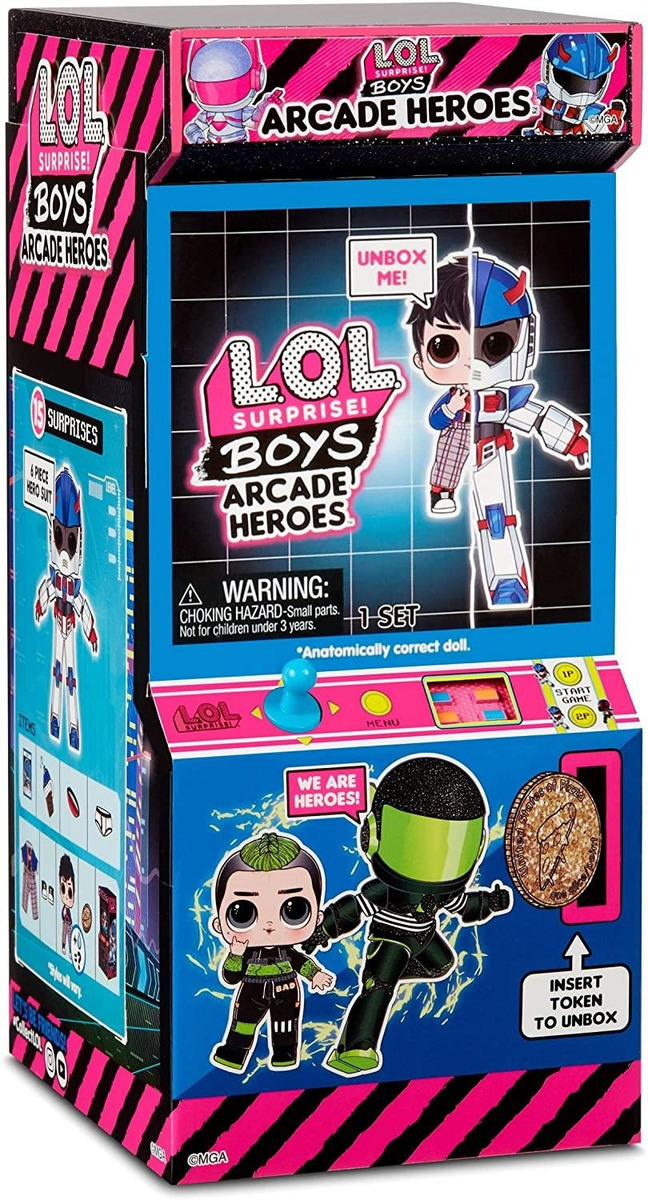 Boneca Lol Surprise Boys Arcade Heroes Com 15 Surpresas - Imagem 6