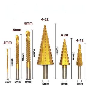 Furadeira Step, Serra Drill Para Metalurgia