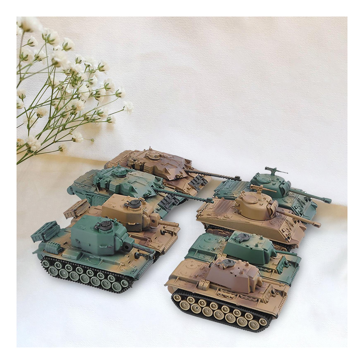 16 Peças 1:72 Kits De De Modelo De Natal Infantil - Imagem 10