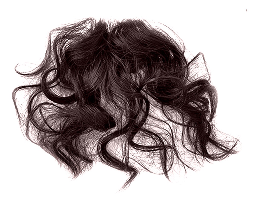 Peruca De Extensão De Cabelo Falso Cacheado Natural E Fofo - Imagem 4