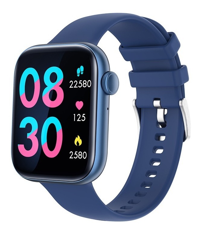 Smartwatch Impermeável Com Bluetooth Rosa Sobre Cinta Preta - Imagem 11