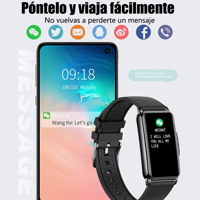 Relógio Feminino Smartwatch Com Pulseira Inteligente Bluetoo - Imagem 4