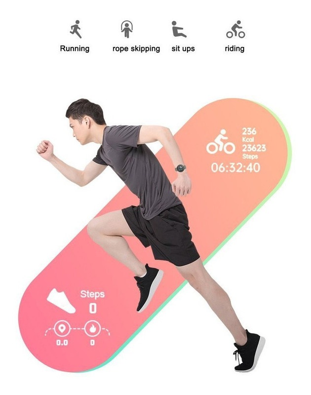 Relógio Inteligente Homens E Mulheres, Bluetooth - Imagem 8