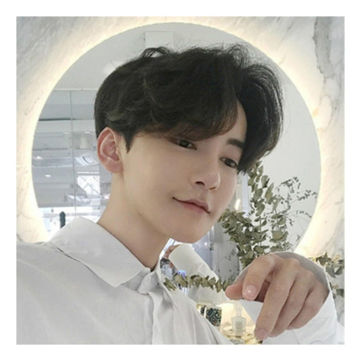 Perucas Masculinas, Cabelo Curto E Reto, Franja Média, Peruc - Imagem 4