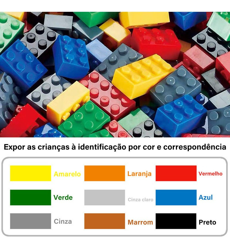 Brinquedo Blocos De Montar Infantil Educativo 1000 Peças - Imagem 9