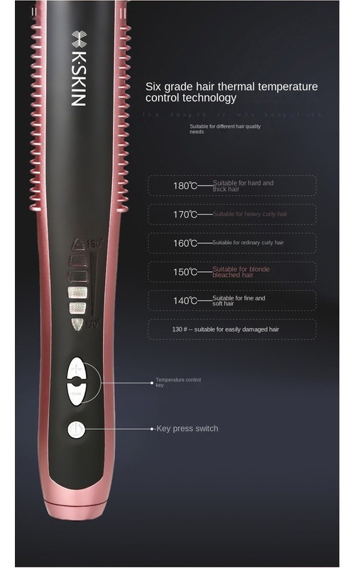 Pente De Alisamento De Cabelo K.skin, Ferro De Ondulação De - Imagem 7