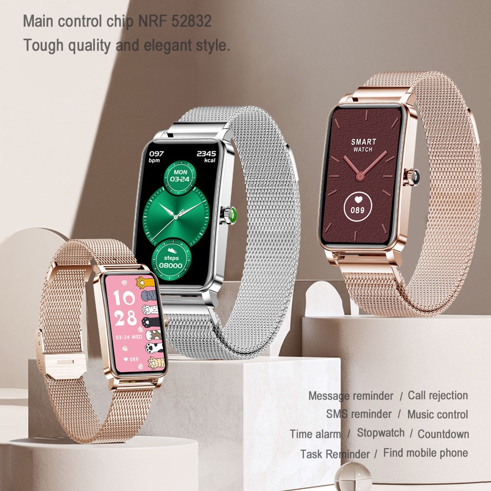 Relógio Inteligente Bluetooth À Prova D'água Feminino Lokmat - Imagem 2
