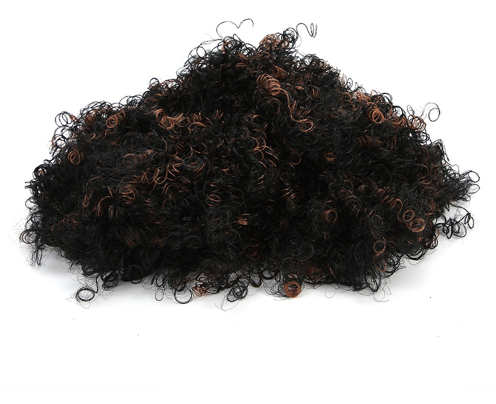 Peruca De Cabelo Peruca Curta Encaracolada Peruca De Cabelo - Imagem 8
