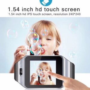 Digital Relógio De Pulso Com Câmera A Tela Sensível Toque