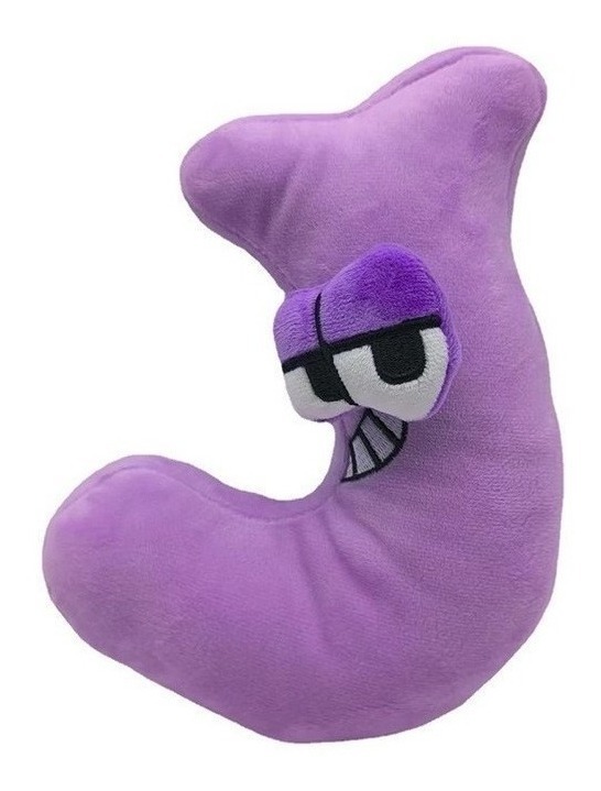 Brinquedo Fofinho Infantil Alphabet Lore, 6 Peças, Ijklmn - Imagem 3