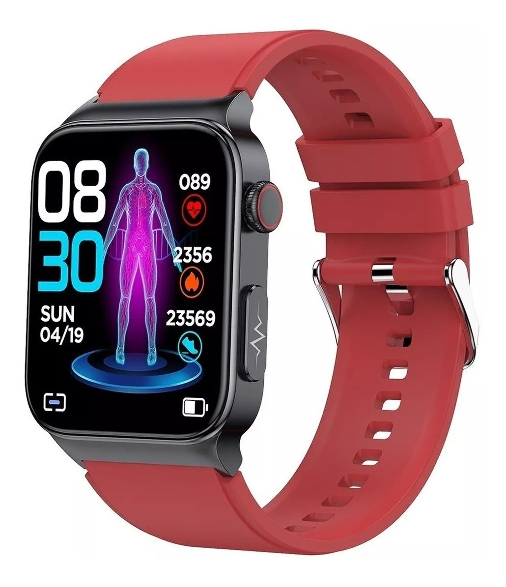 Reloj Inteligente Glucosa En Sangre Frecuencia Cardíaca E500 - Imagem 10
