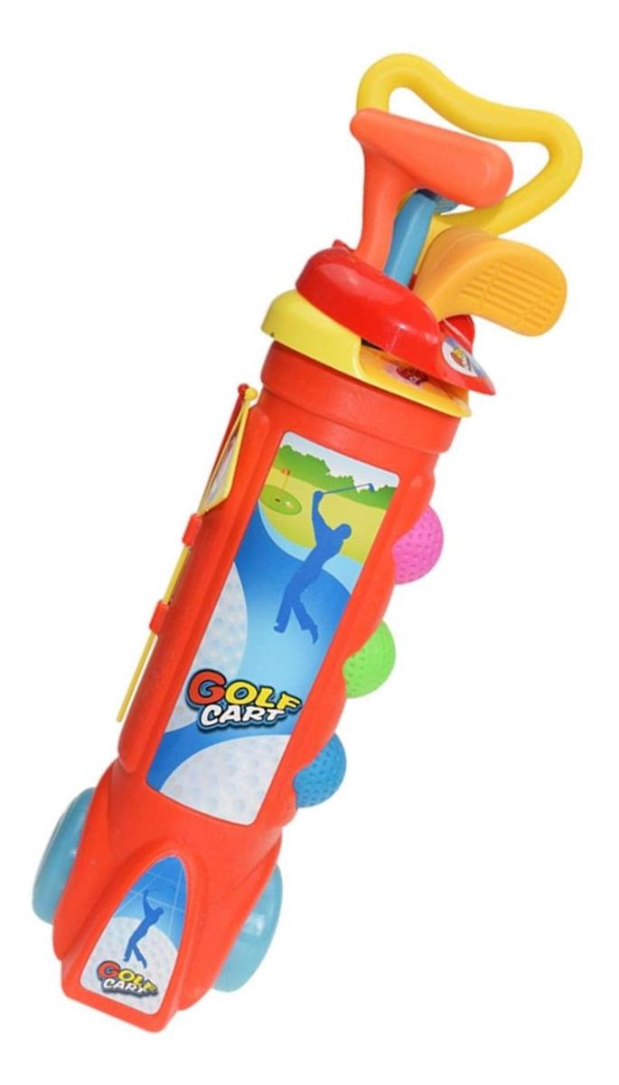 Conjunto De Tacos De Golfe Infantil Brinquedo Educativo - Imagem 14