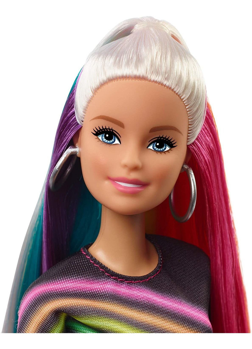 Boneca De Cabelo Barbie Rainbow Sparkle - Imagem 3
