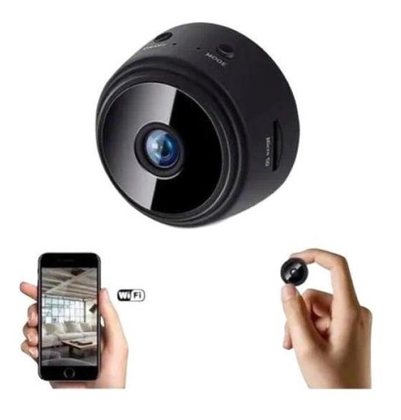 Mini Camera Ip Espiã Wifi A9 Magnética Bateria Portatil