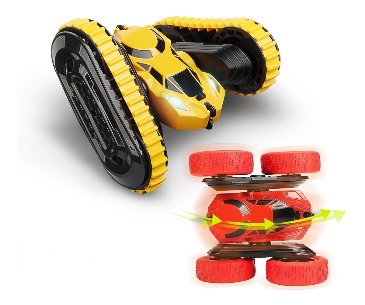 Carrinho De Controle Remoto Duplo Lado Dublê Carros Brinqued - Imagem 16
