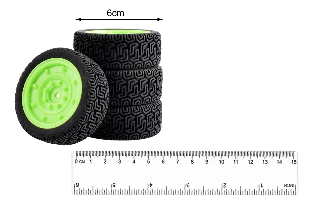 4pcs Cubos Das Rodas Jantes Para Wltoys Rc Pneus De Borracha - Imagem 50
