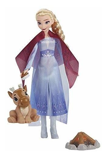 Vestido De Boneca Elsa Disney Frozen 2 Elsas Campfire Friend - Imagem 7