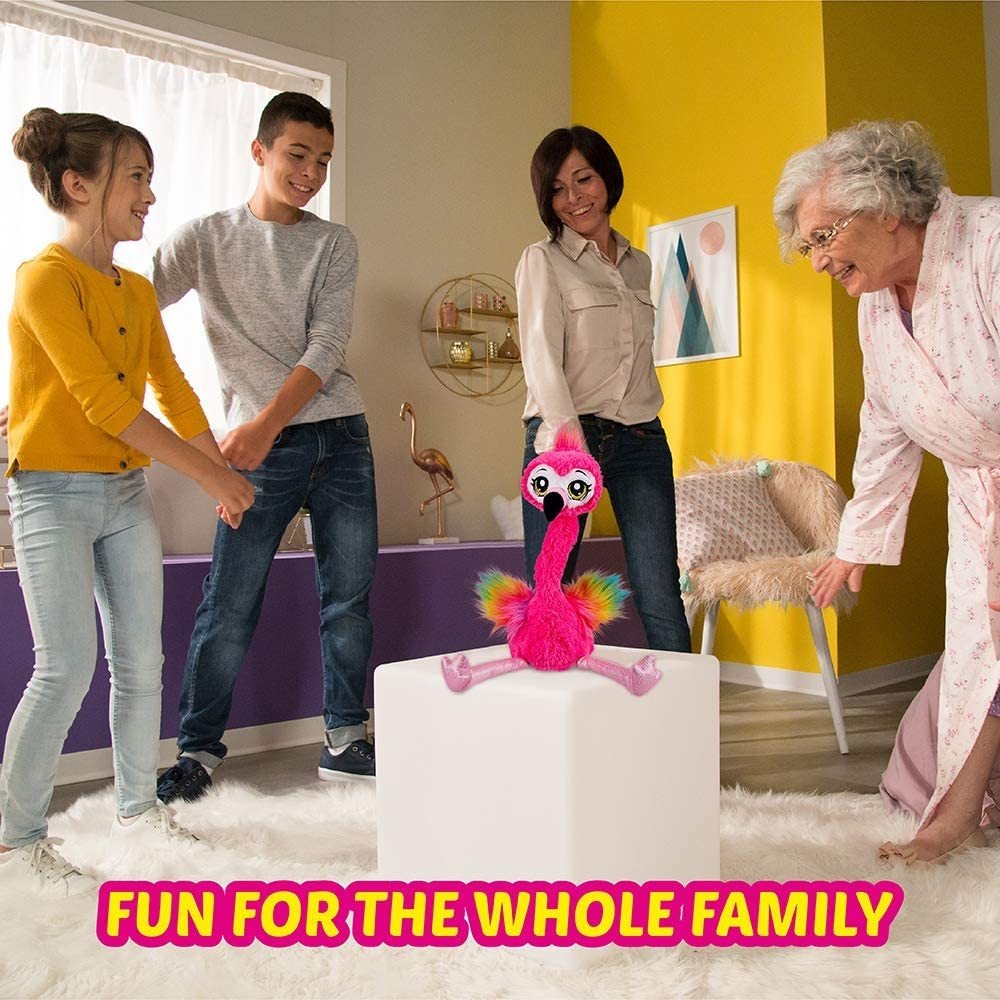 Animais De Estimação Vivos Frankie The Flamingo Pink 15 Inte - Imagem 5