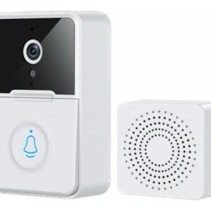 Campainha Com Câmera Wifi S Fio Inteligente Interfone D Áudi