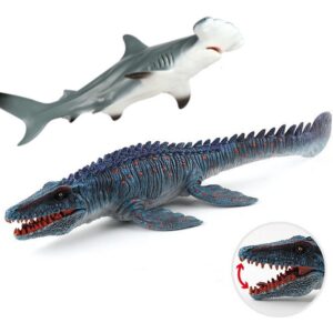 Brinquedos Infantis Realistas De Mosassauro E Tubarão-martel