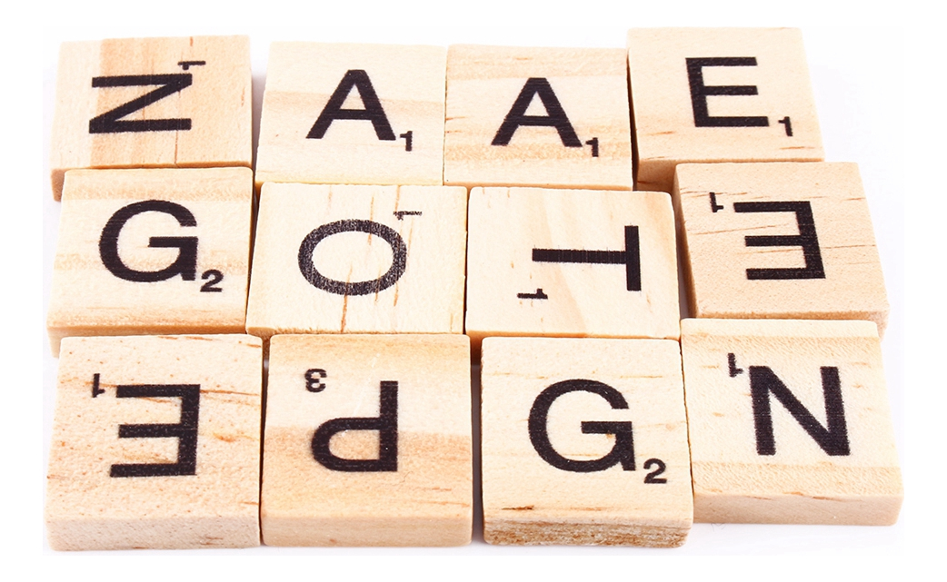 100pcs Puzzle Tiles Letras Alfabeto Peças De Madeira Números - Imagem 7