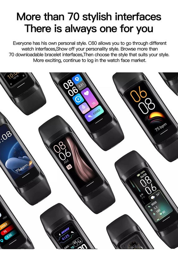 Para Xiaomi Huawei, Pulseira Inteligente Feminina, Rastreada - Imagem 5