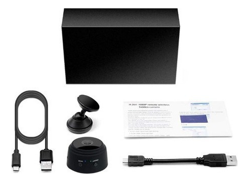 Mini Câmera Espiã Wifi Escondida Sensor Noturna Ip 1080p - Imagem 4