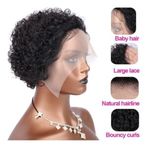 Peruca De Cabelo Humano Encaracolado Peruca De Cabelo