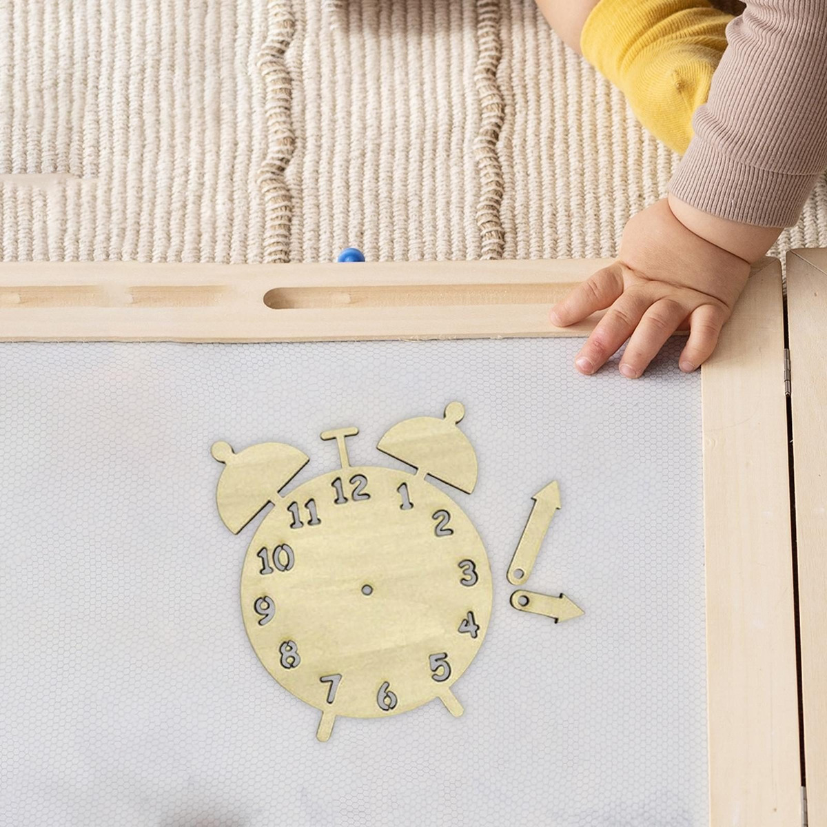 3 Montessori Busy Board Diy Acessórios Material Habilidade - Imagem 12