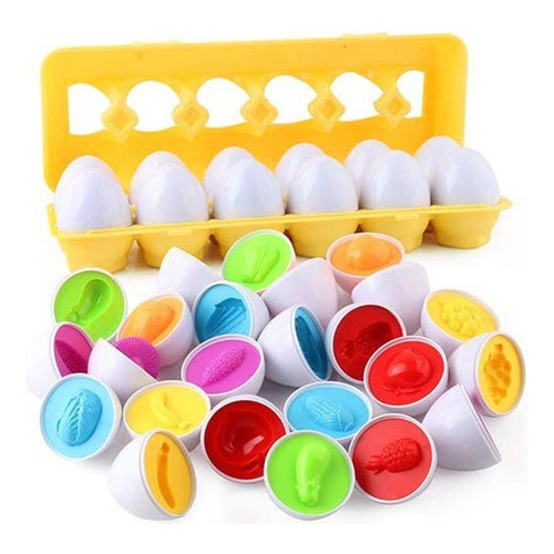 Ovos Montessori De Brinquedo Infantil Se Encaixam Em Formas - Imagem 12