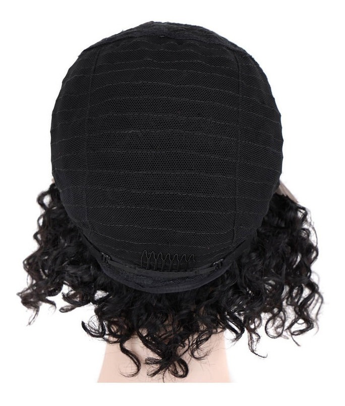 Peruca Lace Front Cabelo Cacheado Humano 25cm - Imagem 6