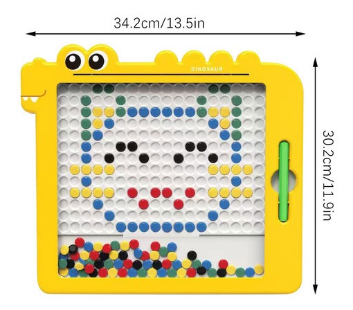 Brinquedo Educativo Tt0a Com Caneta Magnética Esti - Imagem 6