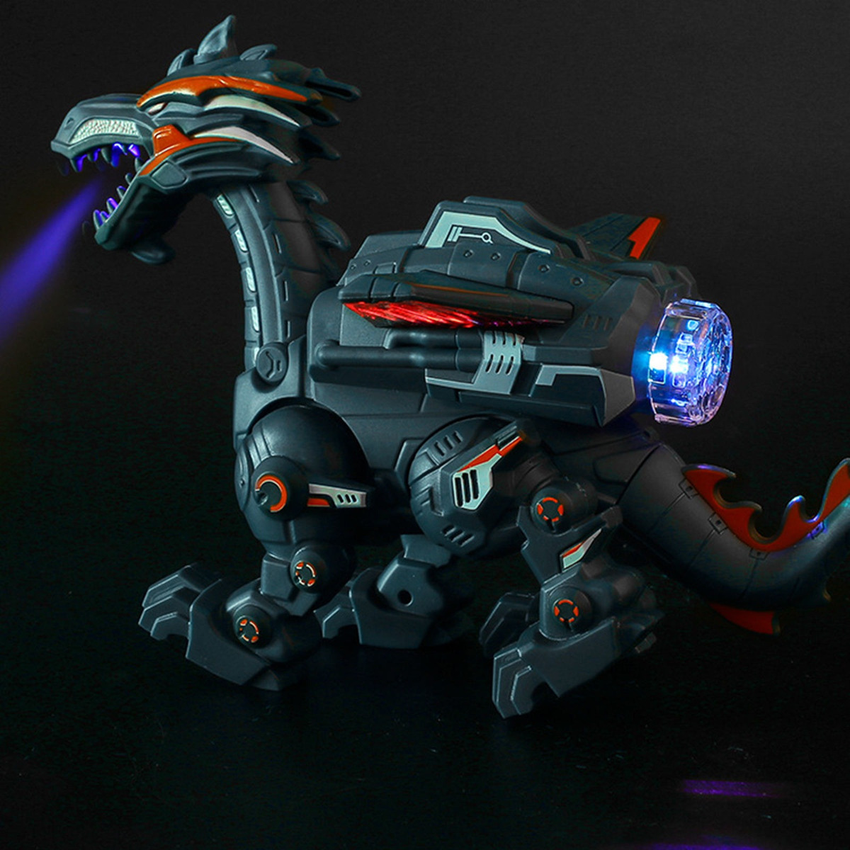 Andando Elétricos Crianças Dragão Brinquedos Robô Azul - Imagem 6