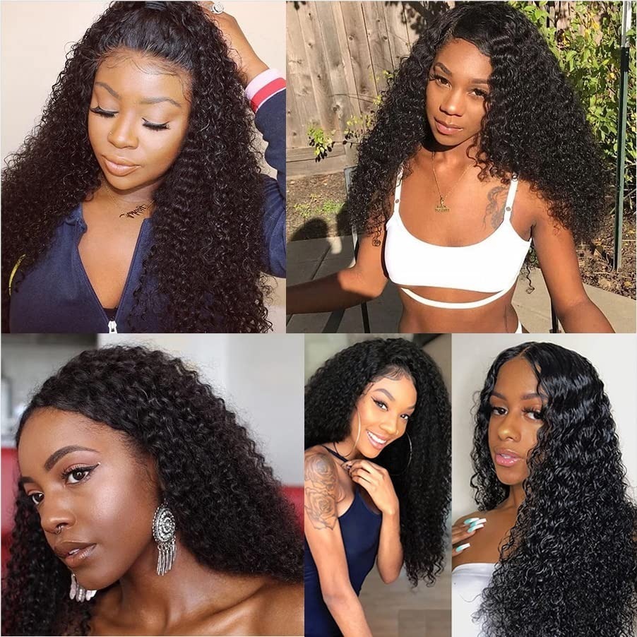 Peruca Cabelo Humano Virgem Longo Encaracolado 50cm 100g - Imagem 2