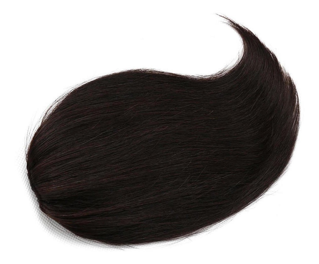 Peruca Cabelo Humano Virgem 20cm Franja - Imagem 17