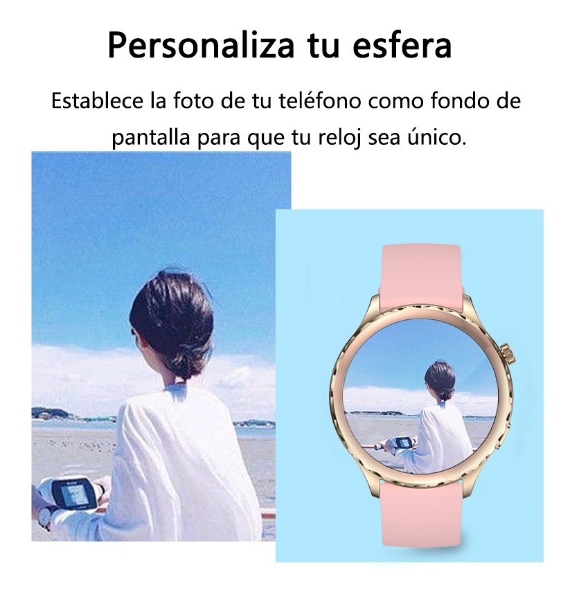 Smartwatch Feminino Smartwatch 360* 360 À Prova D'á - Imagem 5