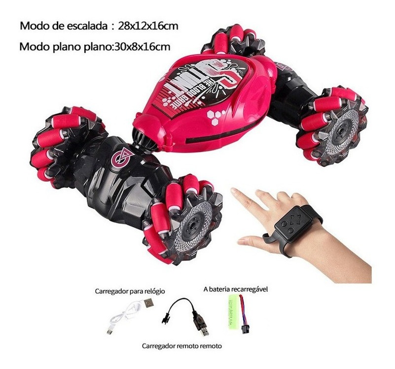 Carro De Controle Remoto Com Detecção De Gestos E Acrobacias - Imagem 5