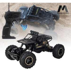 Caminhão Grande Rc Car 4x4 Monster Truck Rock Track