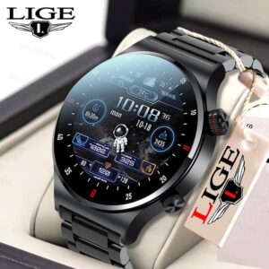 Smartwatch Lige Bluetooth Call Masculino Nfc Sports