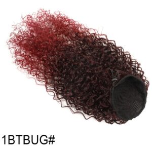 Extensão Rabo Cavalo Longo Ondulado Afro Cordão Feminino
