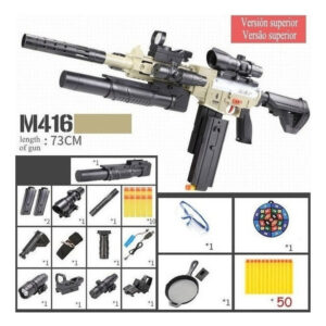 Pistola De Brinquedo Elétrica Infantil M416, Versão Superior