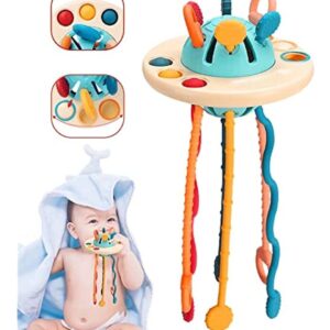 Brinquedos Para Atividades De Puxar De Silicone Para Bebês,