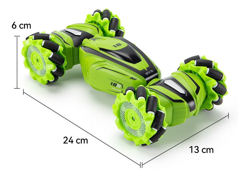 Deformação Do Controle Remoto Gesture Rc Car Drift Stunt 2.4 - Imagem 2