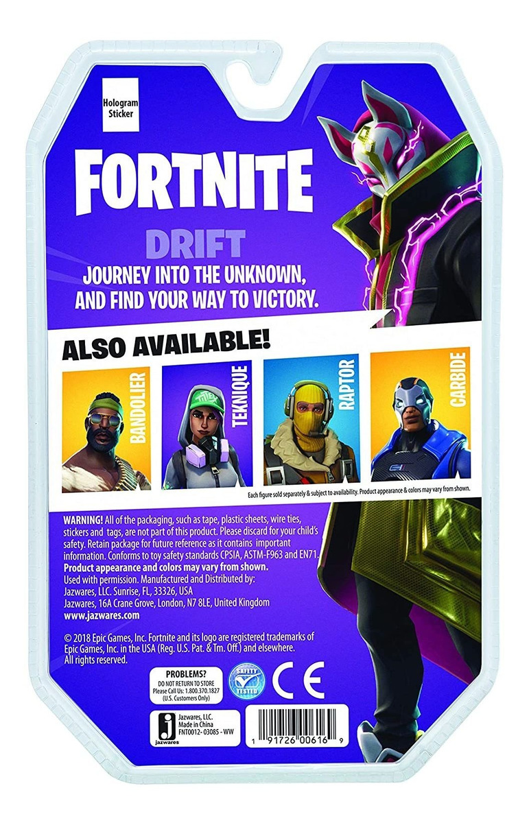 Pacote De Bonecos Básicos Do Fortnite Solo Mode, Drift - Imagem 7