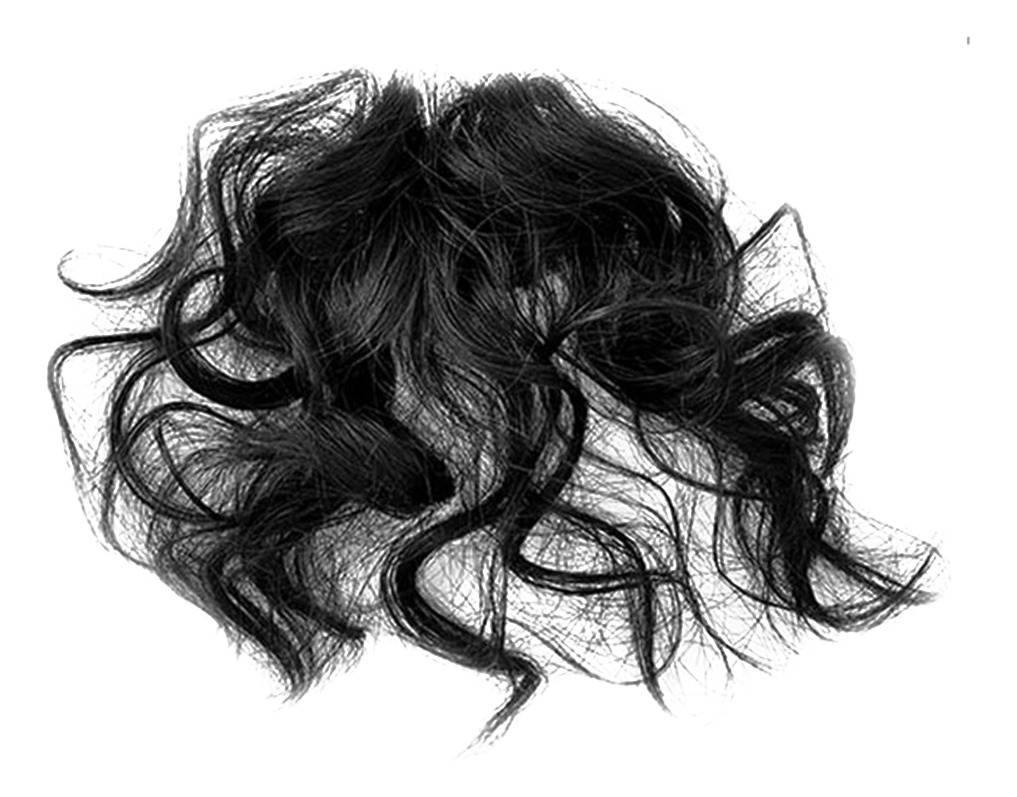 Peruca De Extensão De Cabelo Falso Cacheado Natural E Fofo - Imagem 5