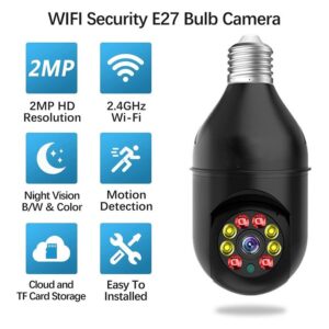Camera De Segurança Wifi,360° Camera Espia 5ghz