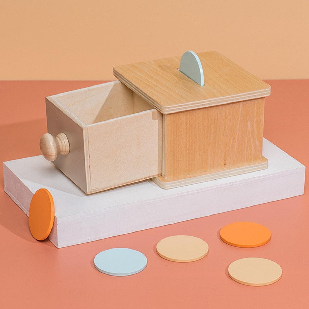 Caixa De Permanência De Objetos Montessori Habilidades - Imagem 5