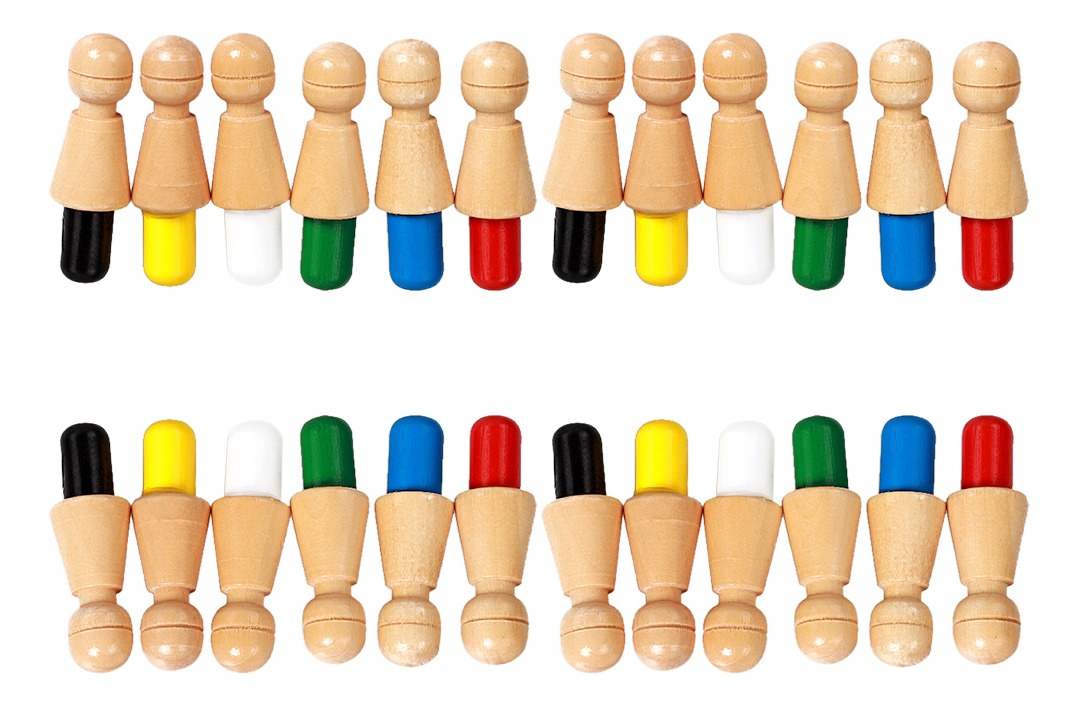Brinquedos Inteligentes De Madeira Xadrez Memória Colorido - Imagem 3